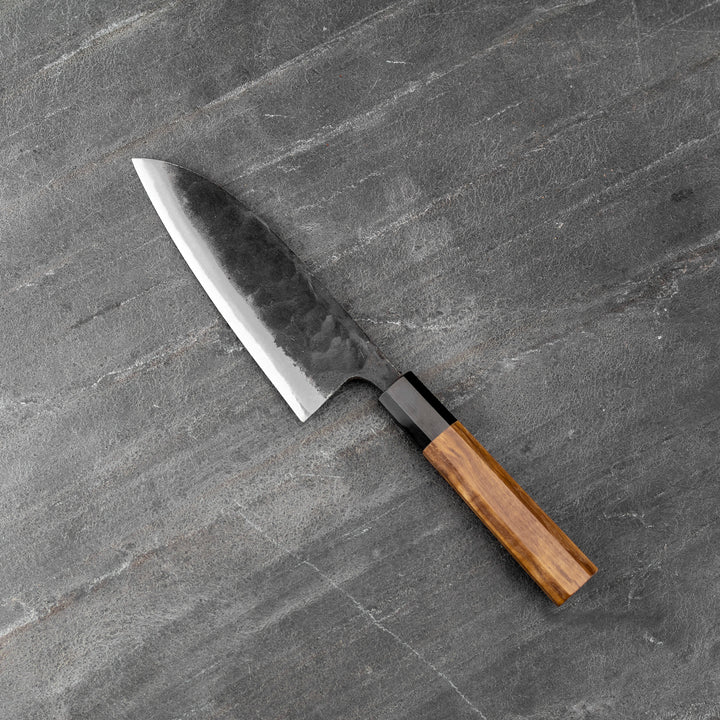 Deba 16,5 cm Double Bevel Hatsukokoro Kurokaze Shirogami#2/SS