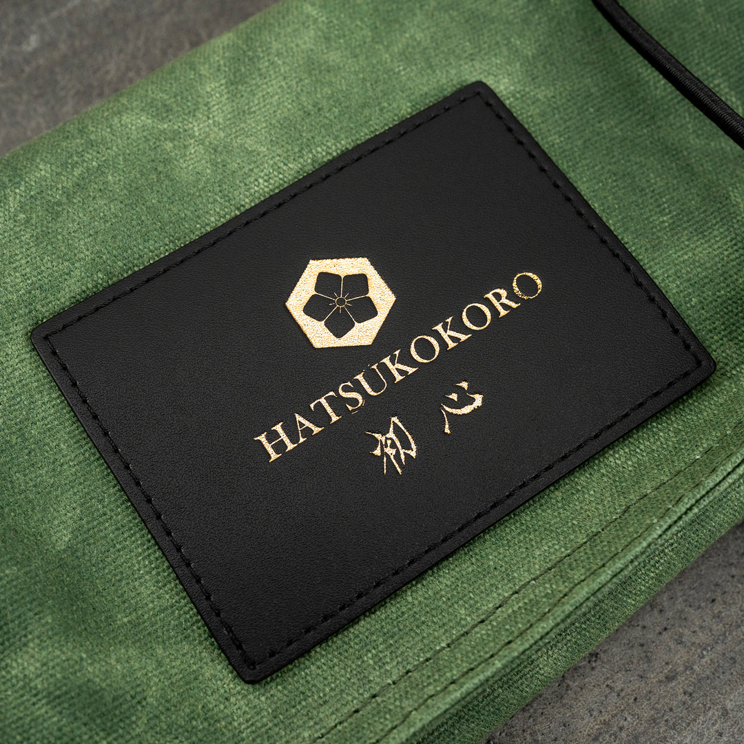 Knife Bag for 5 knives Green Hatsukokoro