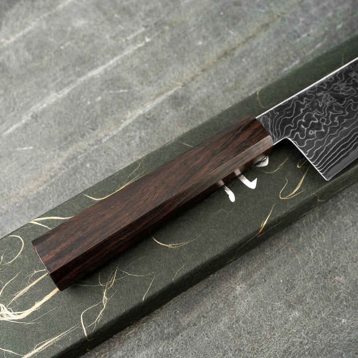 Bunka 17,5 cm Hatsukokoro Ryuhyo Damascus SG2
