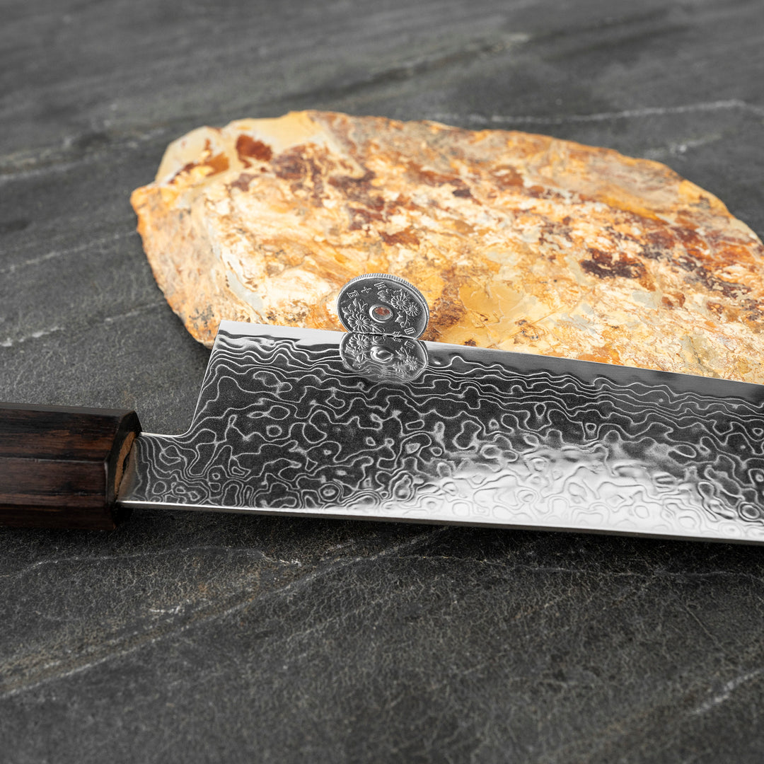 Kiritsuke Gyuto 21 cm Hatsukokoro Ryuhyo Damascus SG2