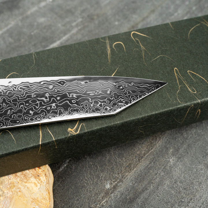 Kiritsuke Gyuto 24 cm Hatsukokoro Ryuhyo Damascus SG2