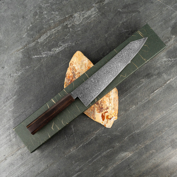 Kiritsuke Gyuto 24 cm Hatsukokoro Ryuhyo Damascus SG2