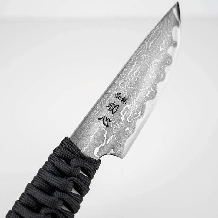 Outdoor Knife  Hatsukokoro Black Shirogami#2/Iron
