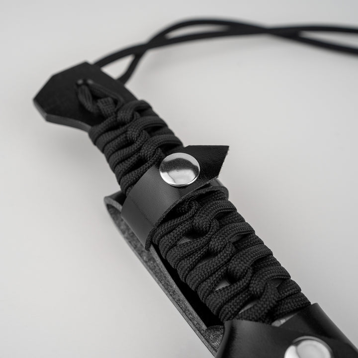 Outdoor Knife  Hatsukokoro Black Shirogami#2/Iron