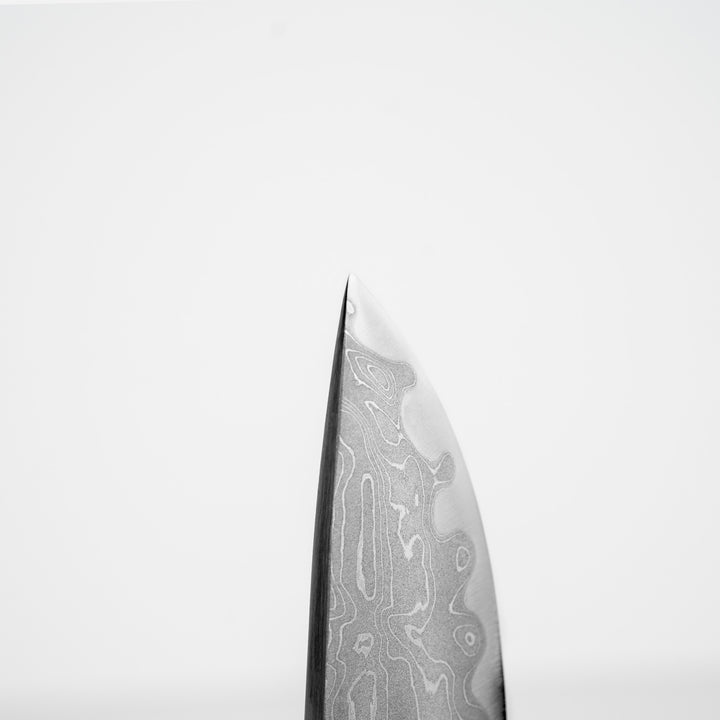 Outdoor Knife  Hatsukokoro Black Shirogami#2/Iron