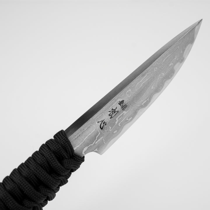 Outdoor Knife  Hatsukokoro Black Shirogami#2/Iron