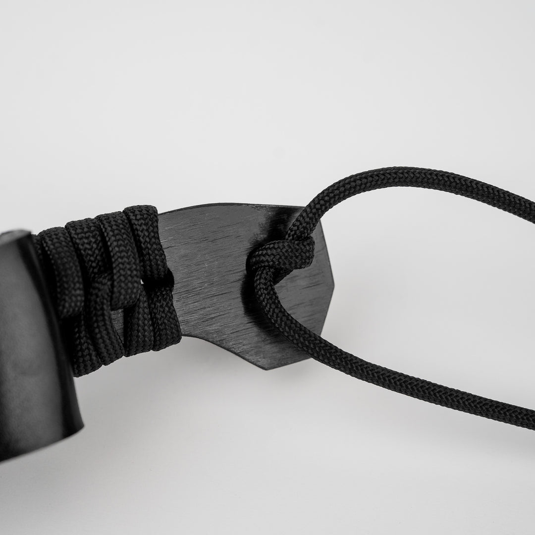 Outdoor Knife  Hatsukokoro Black Shirogami#2/Iron