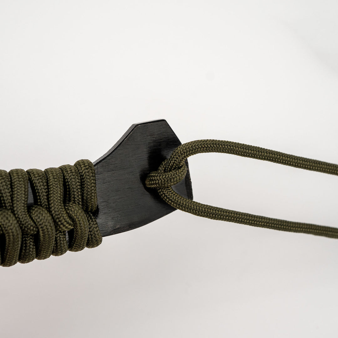 Outdoor Knife 10 cm Hatsukokoro Green Shirogami#2/Iron