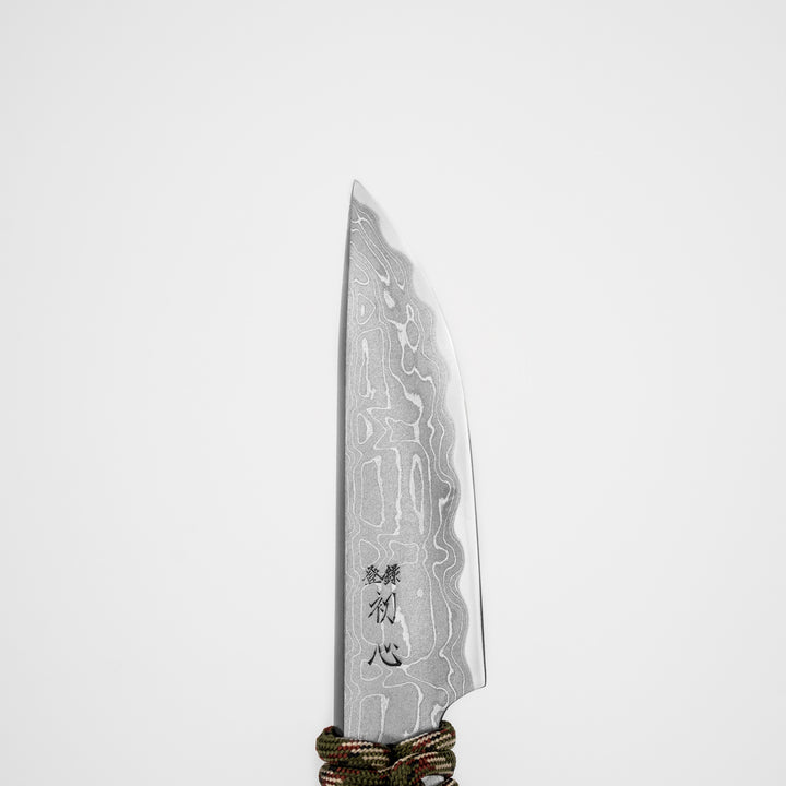 Outdoor Knife 10 cm Hatsukokoro Moro Shirogami#2/Iron