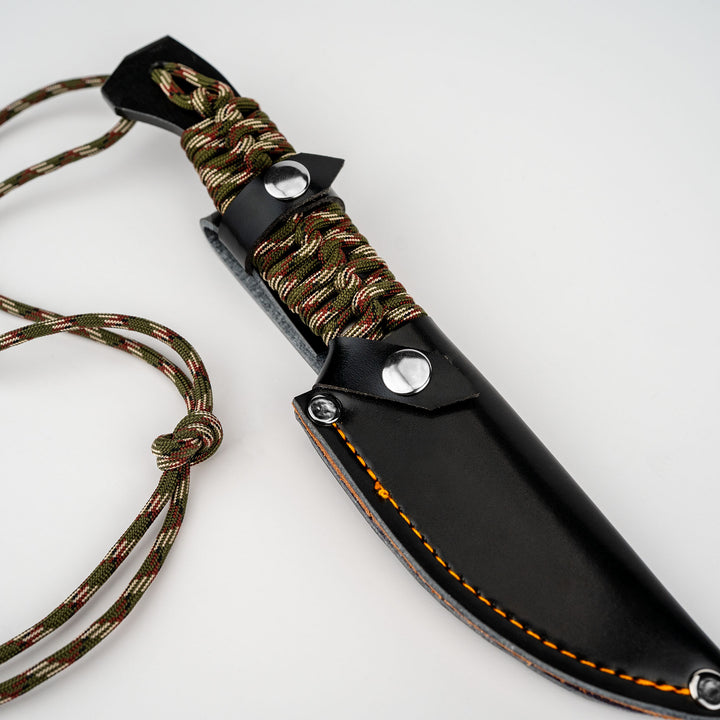 Outdoor Knife 10 cm Hatsukokoro Moro Shirogami#2/Iron