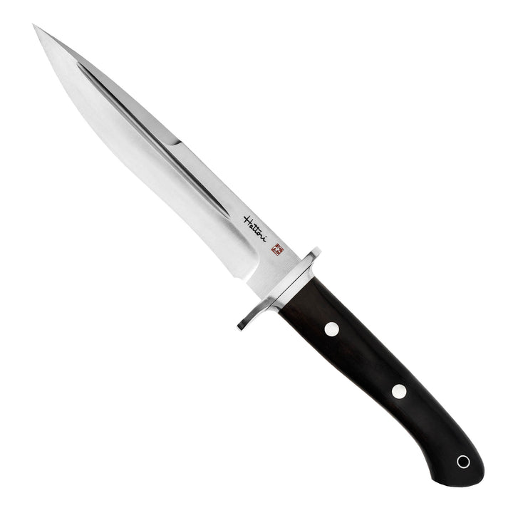 Outdoor Knife 19,5 cm Hattori Fighter Black L AUS-8
