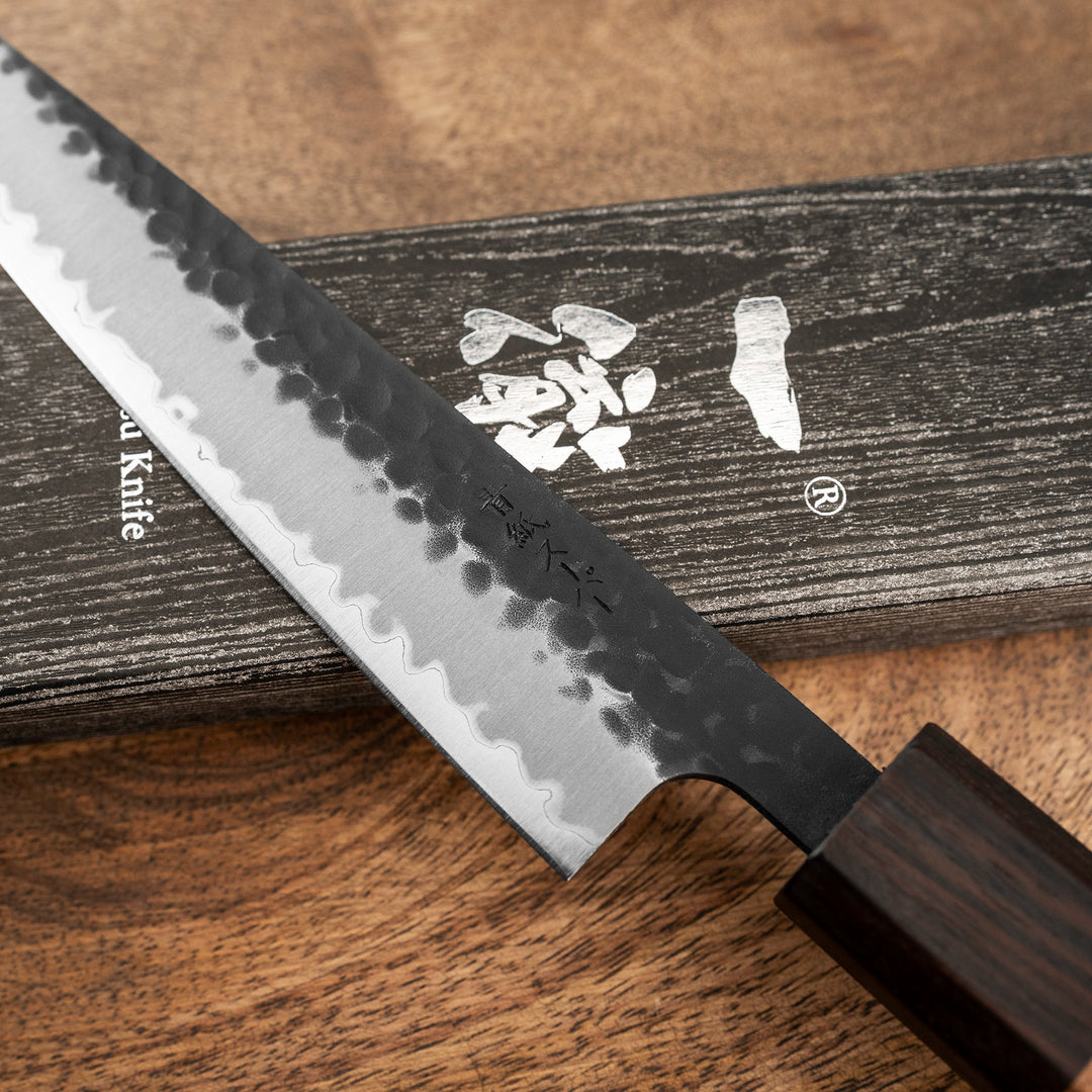 Petty 15 cm Ittetsu Kurouchi Aogami Super/SS