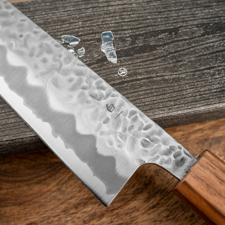 Bunka 17 cm Ittetsu Hammered Shirogami#1/SS