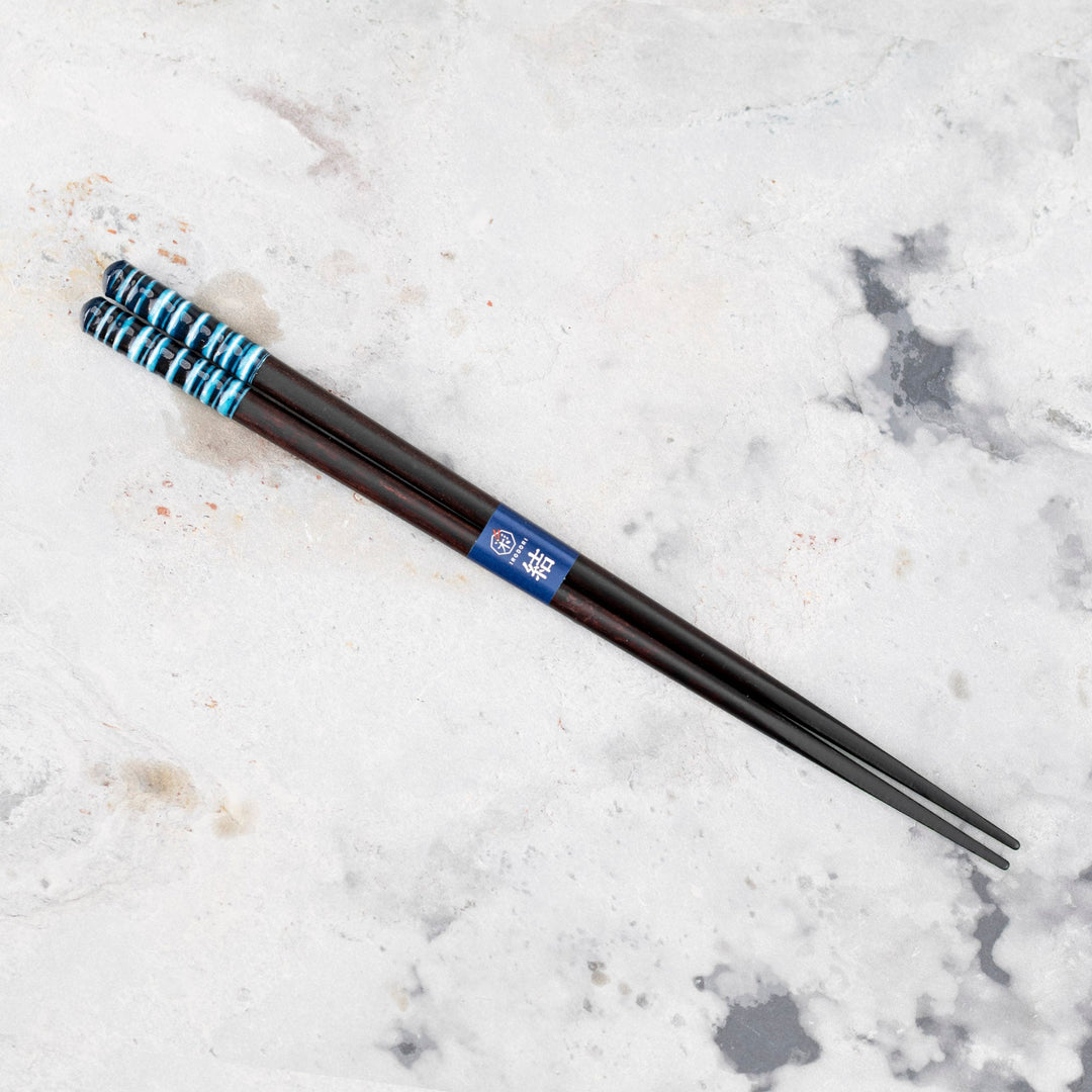 Kawai Japanese Sushi Chopsticks - Bidoro Blue