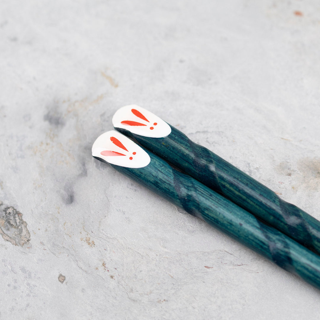 Kawai Japanese Sushi Chopsticks - Dekausa Blue