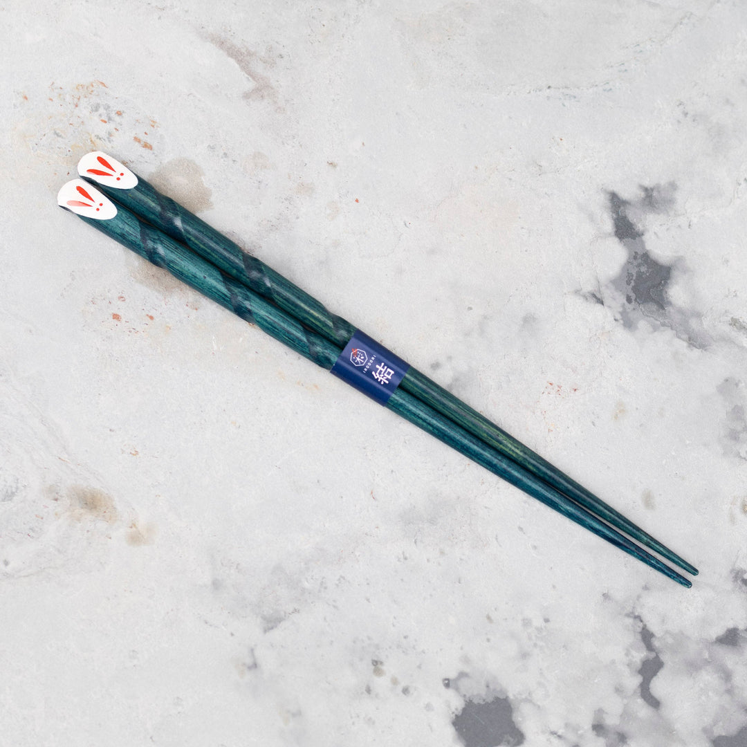 Kawai Japanese Sushi Chopsticks - Dekausa Blue