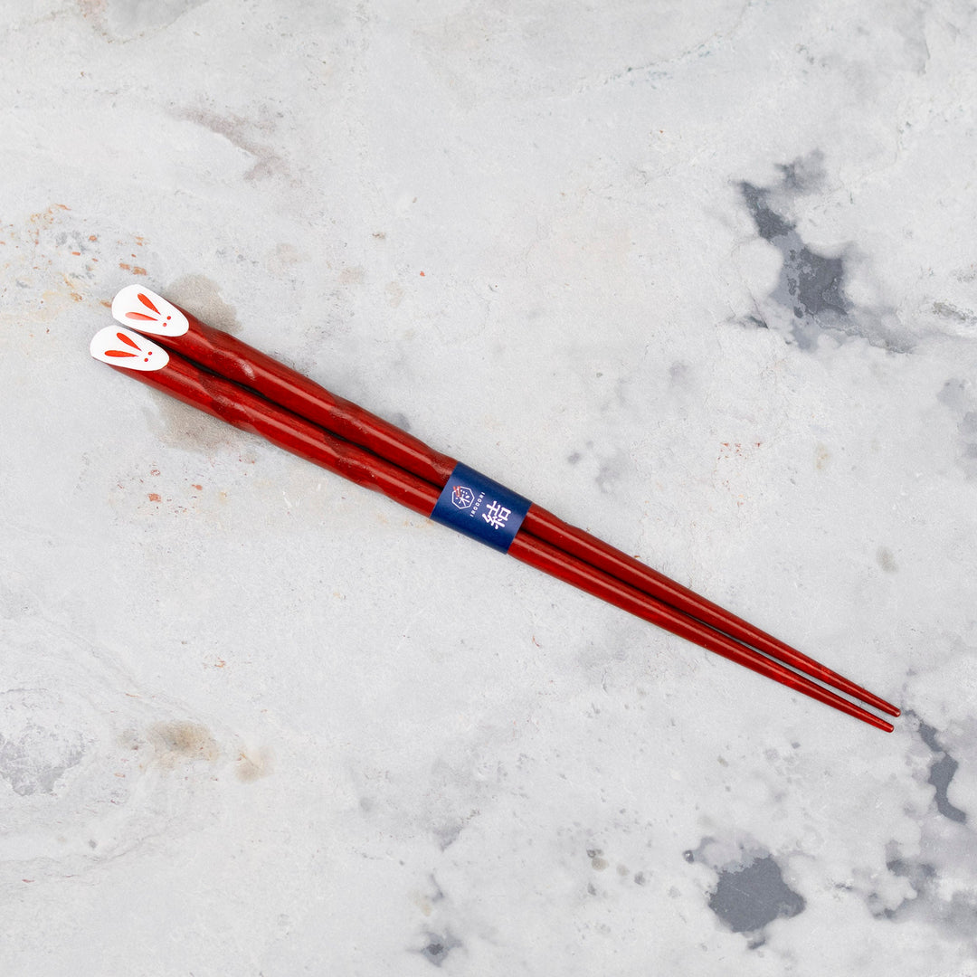 Kawai Japanese Sushi Chopsticks - Dekausa Red