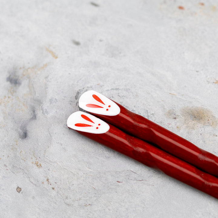 Kawai Japanese Sushi Chopsticks - Dekausa Red