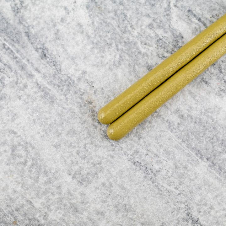 Kawai Japanese Sushi Chopsticks - Habori Kanshitsu Moss Yellow