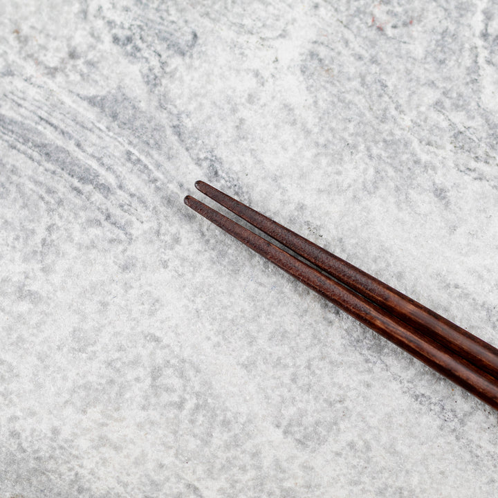 Kawai Japanese Sushi Chopsticks - Hachikaku Nuriwake Bicolor Navy