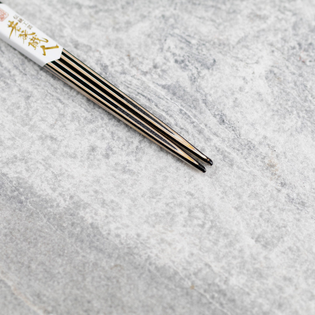 Kawai Japanese Sushi Chopsticks - Hakusan Black