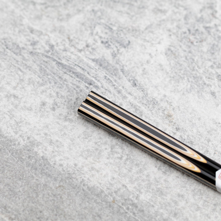 Kawai Japanese Sushi Chopsticks - Hakusan Black