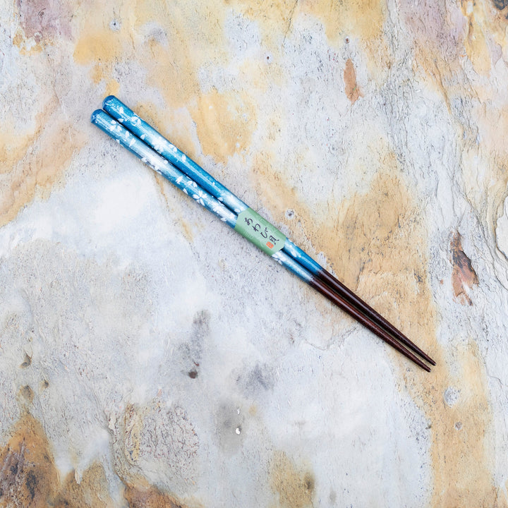 Kawai Japanese Sushi Chopsticks - Hanabiyori Blue