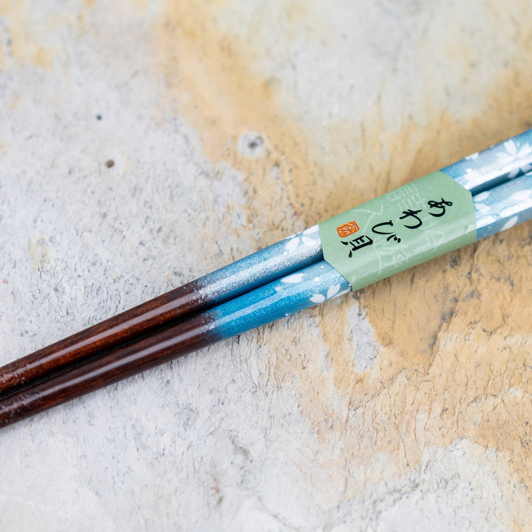 Kawai Japanese Sushi Chopsticks - Hanabiyori Blue