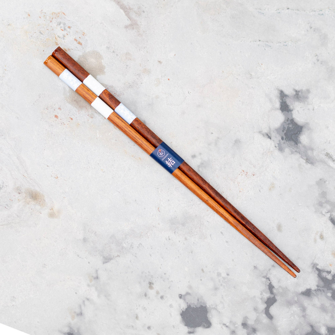 Kawai Japanese Sushi Chopsticks - Hanachirashi Blue