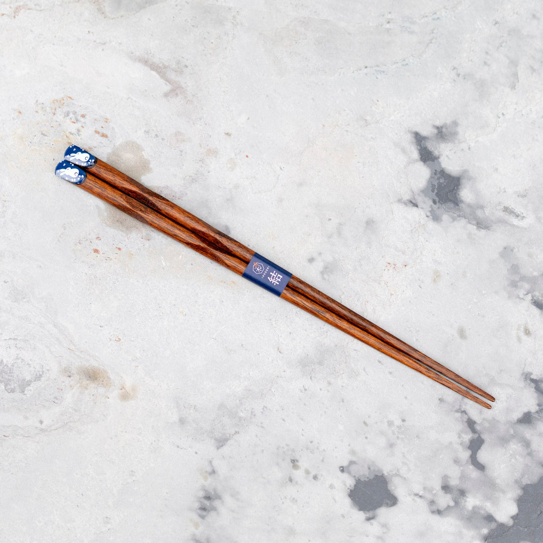 Kawai Japanese Sushi Chopsticks - Hanausagi Navy
