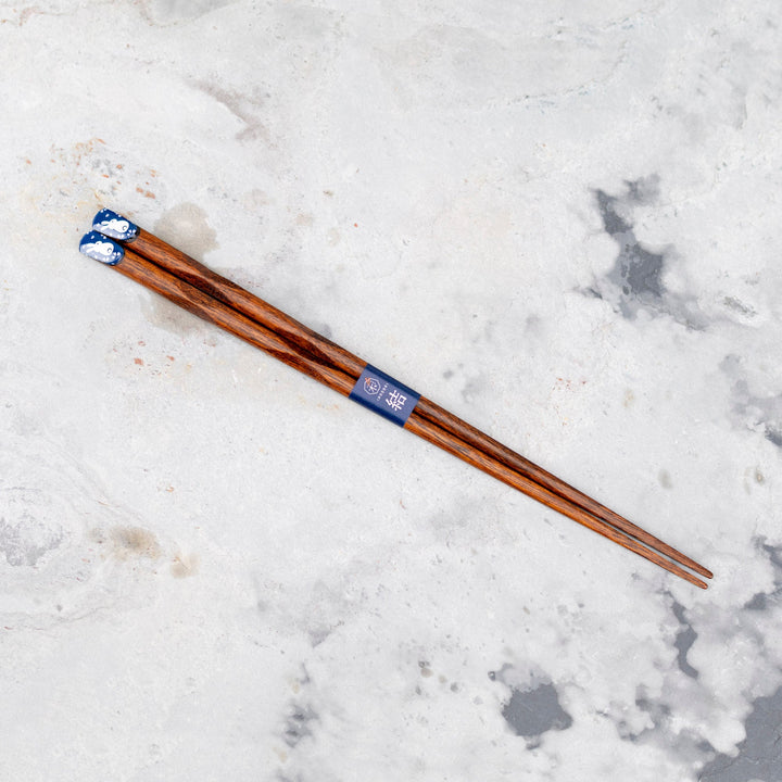 Kawai Japanese Sushi Chopsticks - Hanausagi Navy
