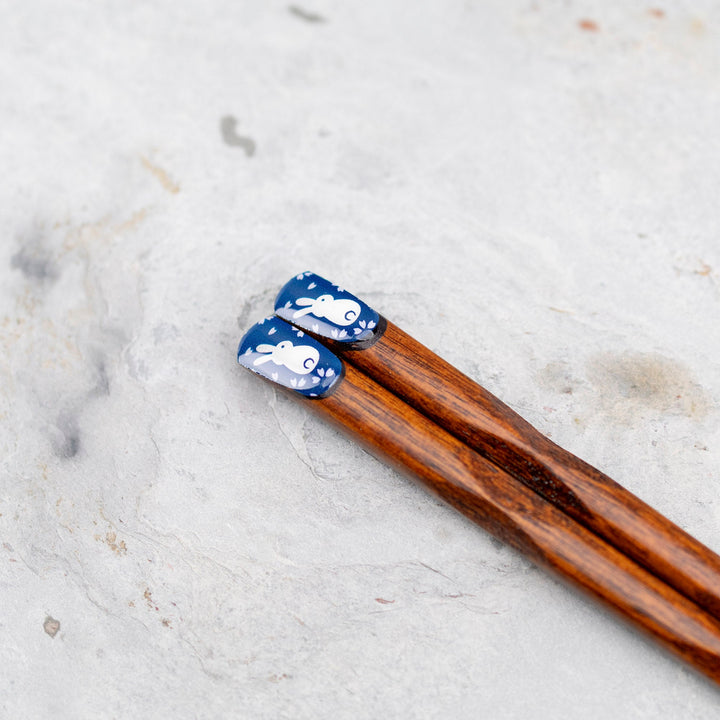 Kawai Japanese Sushi Chopsticks - Hanausagi Navy