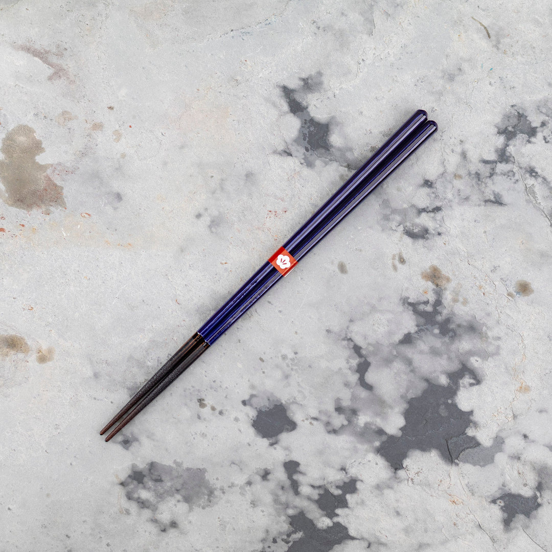 Kawai Japanese Sushi Chopsticks - Isosukashi Edomurasaki Purple