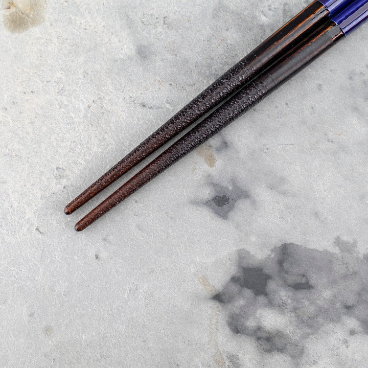 Kawai Japanese Sushi Chopsticks - Isosukashi Edomurasaki Purple