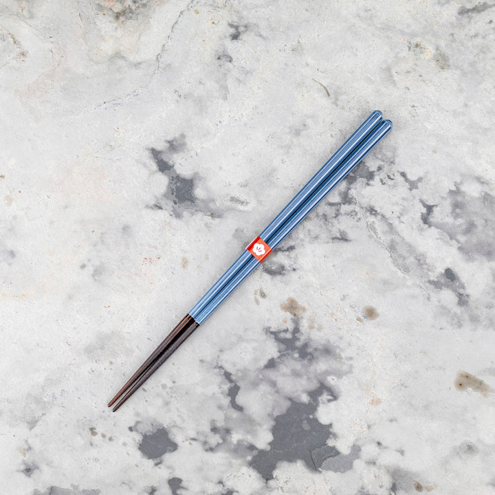 Kawai Japanese Sushi Chopsticks - Isosukashi Kokihanada Blue