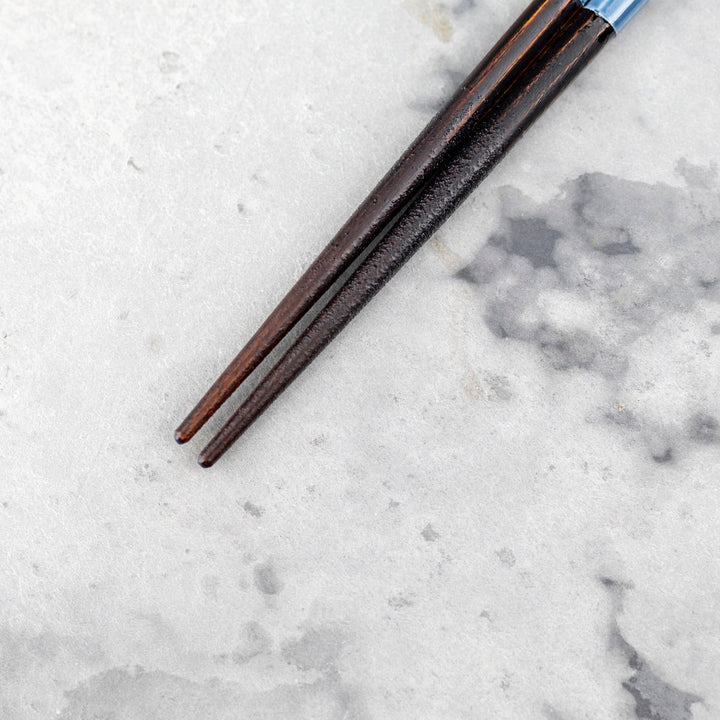 Kawai Japanese Sushi Chopsticks - Isosukashi Kokihanada Blue
