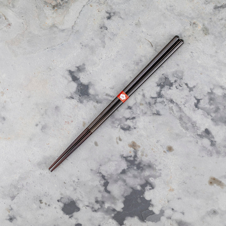 Kawai Japanese Sushi Chopsticks - Isosukashi Kurotsurubami Black