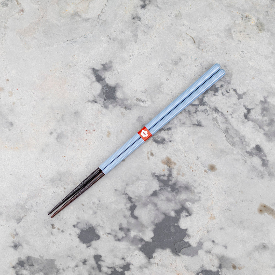 Kawai Japanese Sushi Chopsticks - Isosukashi Misorairo Sky Blue
