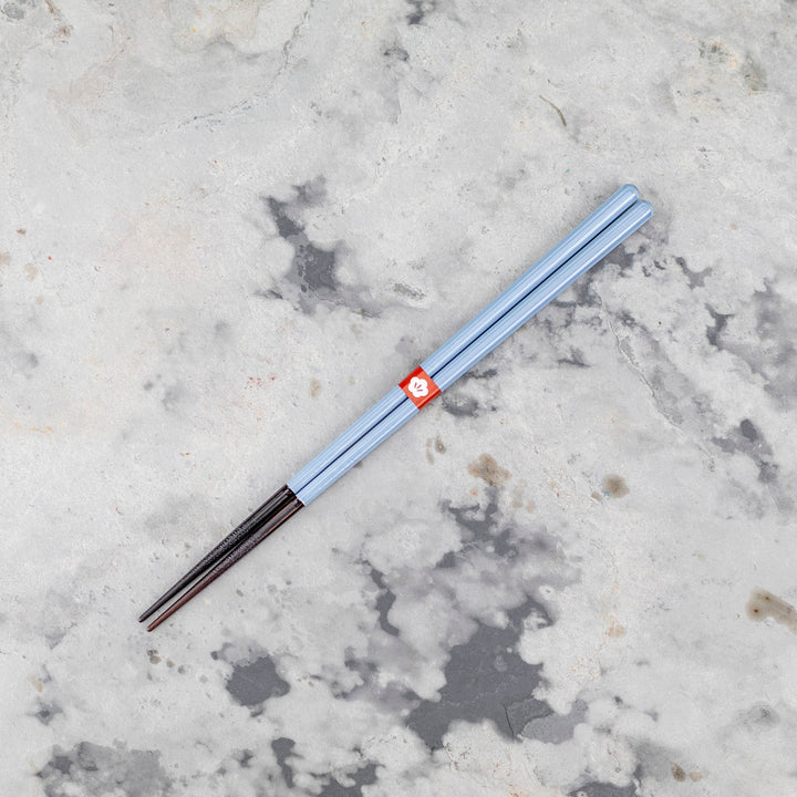 Kawai Japanese Sushi Chopsticks - Isosukashi Misorairo Sky Blue