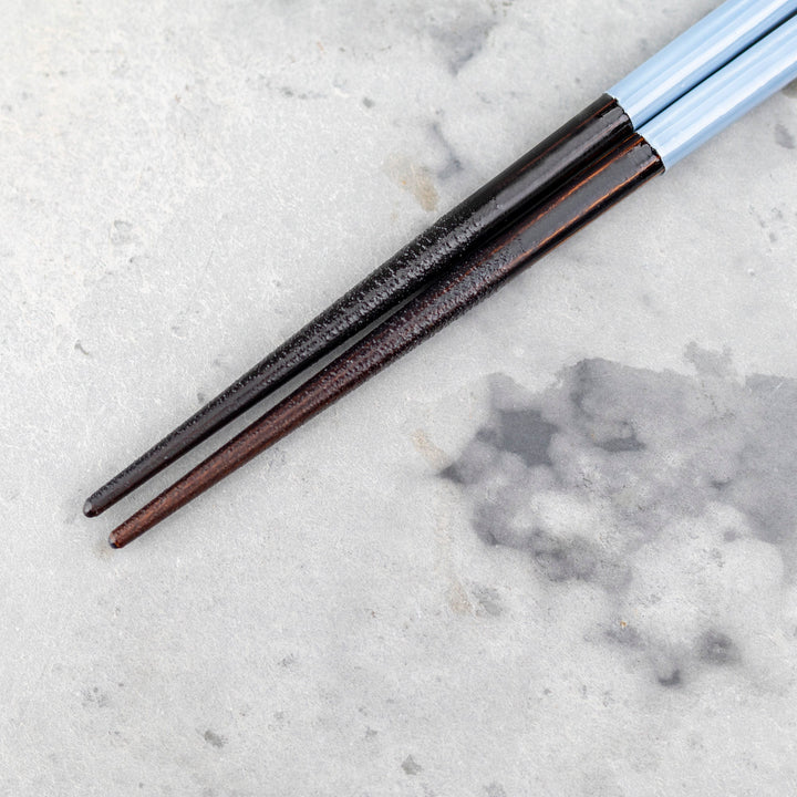 Kawai Japanese Sushi Chopsticks - Isosukashi Misorairo Sky Blue