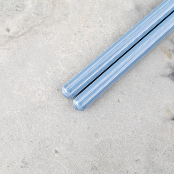 Kawai Japanese Sushi Chopsticks - Isosukashi Misorairo Sky Blue