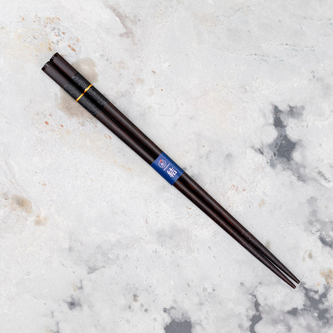 Kawai Japanese Sushi Chopsticks - Kinitomaki Black
