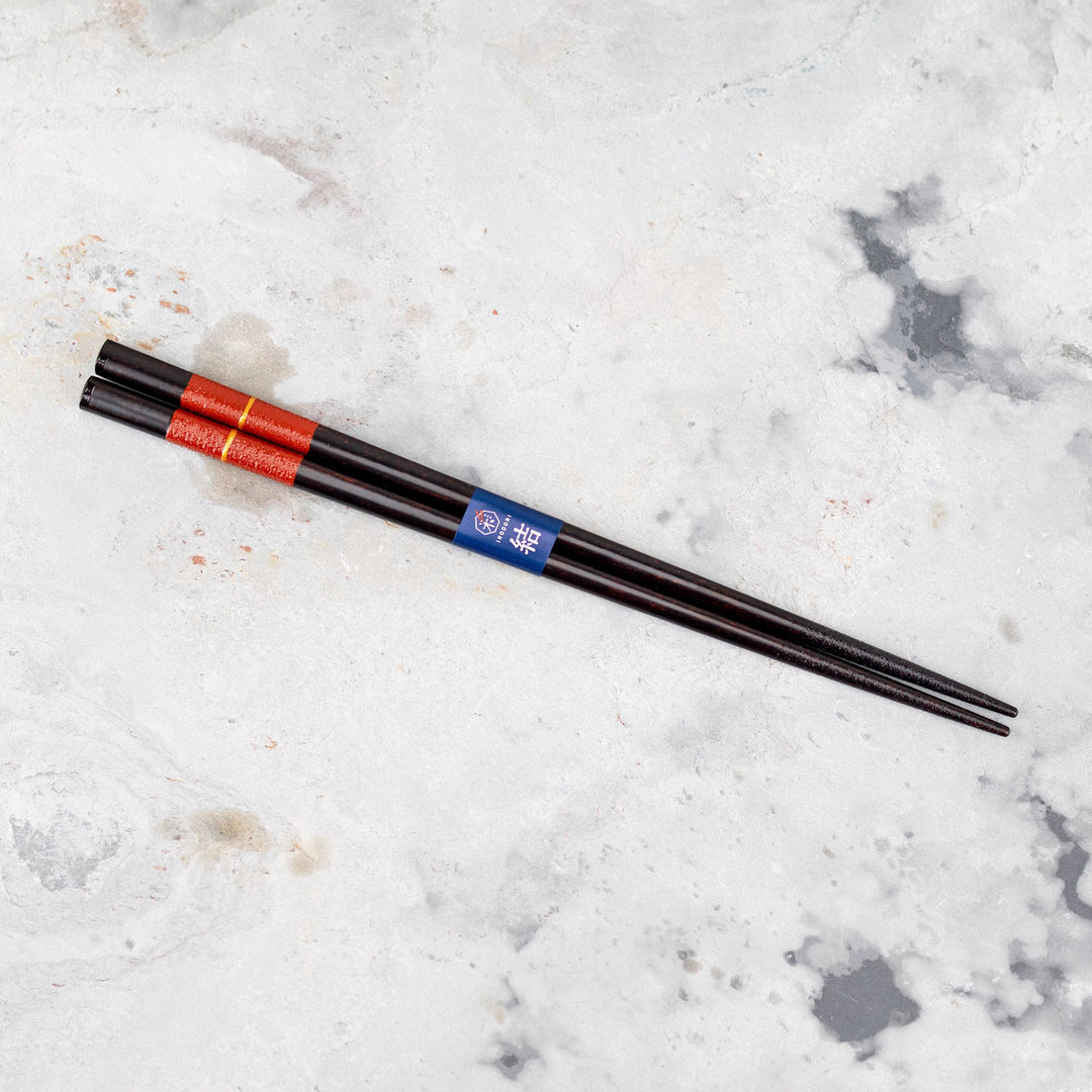 Kawai Japanese Sushi Chopsticks - Kinitomaki Red