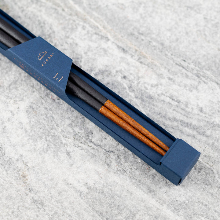 Kawai Japanese Sushi Chopsticks - Kurabi Black