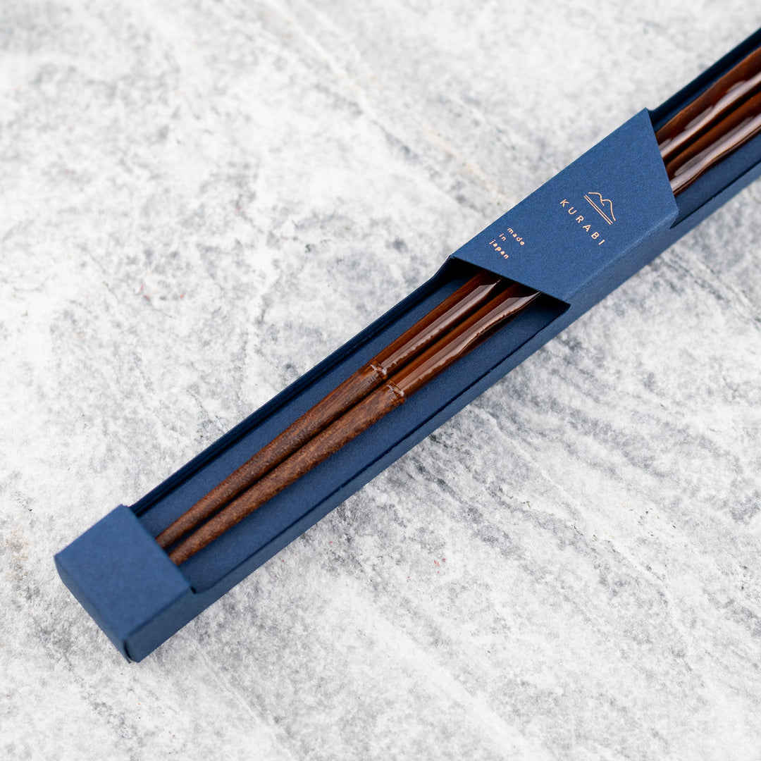 Kawai Japanese Sushi Chopsticks - Kurabi Brown
