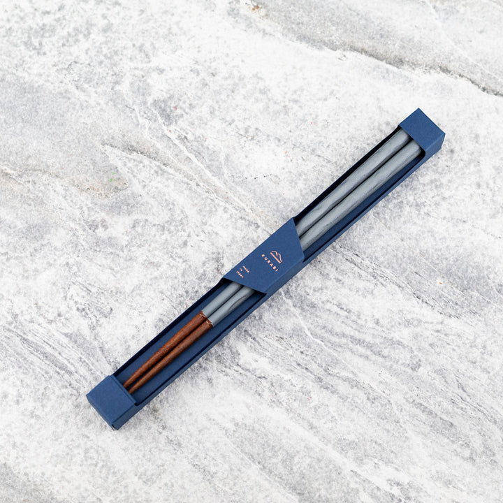 Kawai Japanese Sushi Chopsticks - Kurabi Grey