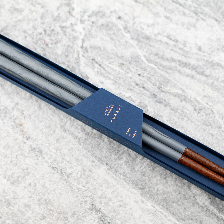 Kawai Japanese Sushi Chopsticks - Kurabi Grey