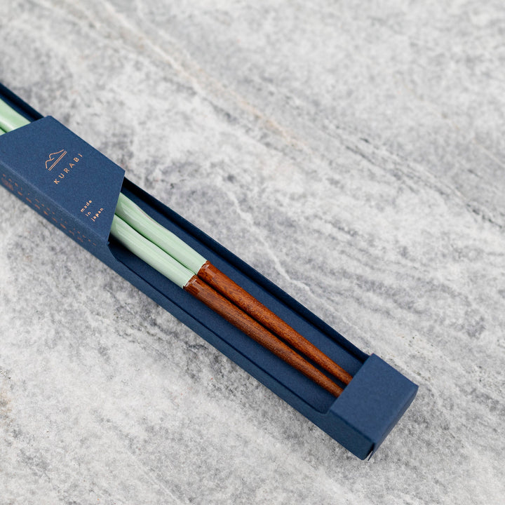 Kawai Japanese Sushi Chopsticks - Kurabi Light Green