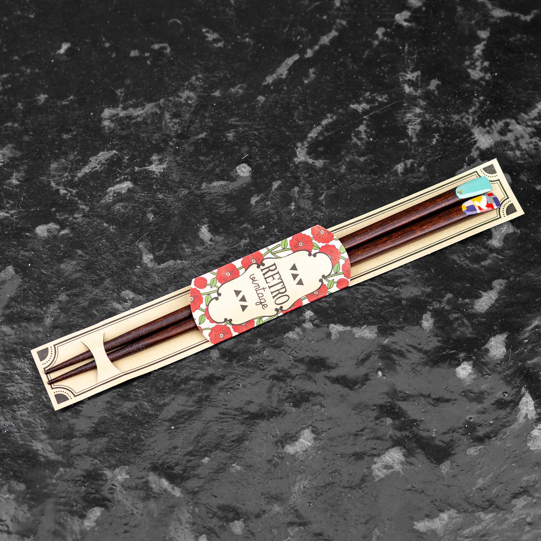 Kawai Japanese Sushi Chopsticks - Retro Vintage Canary
