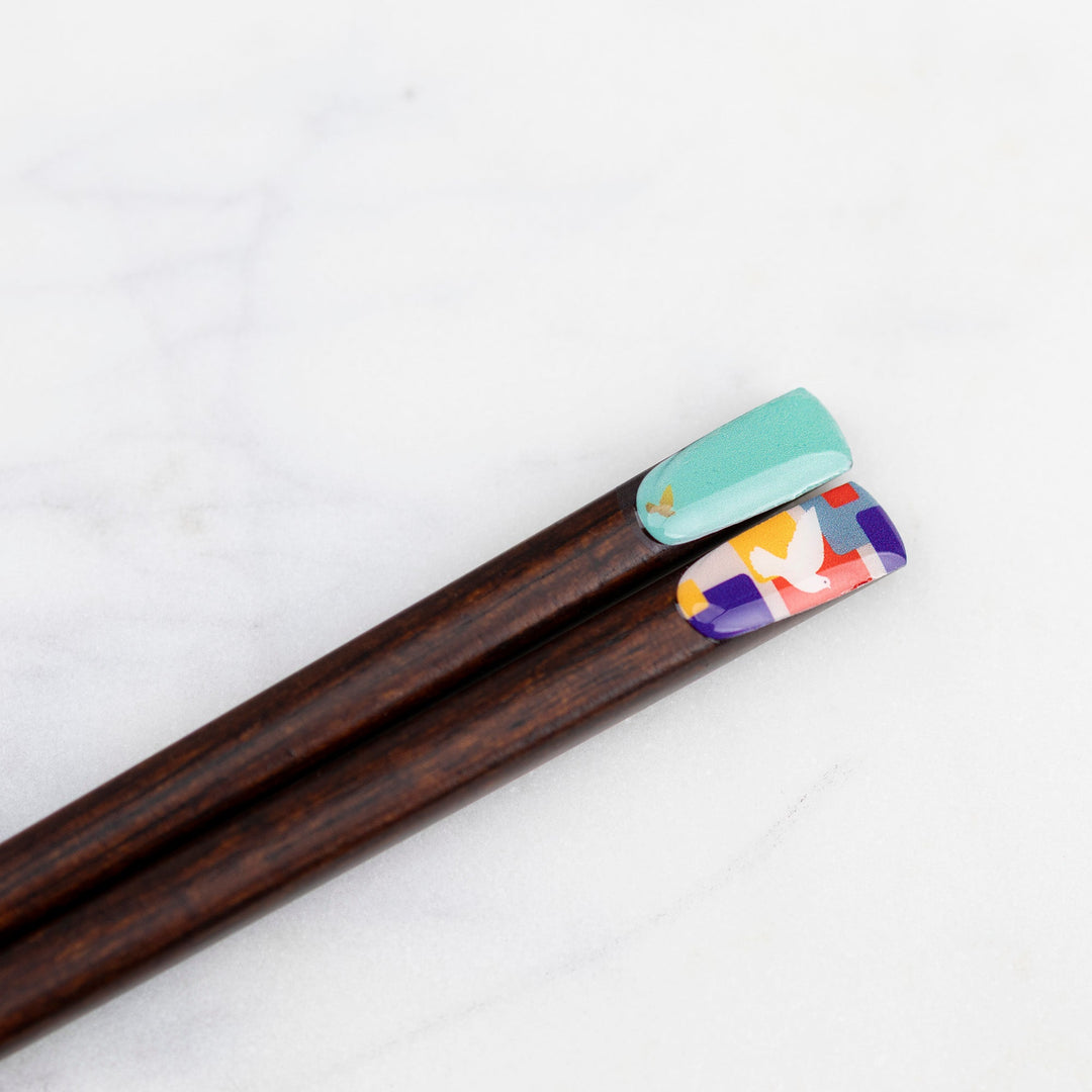 Kawai Japanese Sushi Chopsticks - Retro Vintage Canary